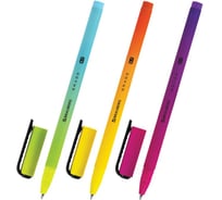 Ручка шариковая BRAUBERG GRADE, СИНЯЯ, корпус soft-touch, узел 0,7мм, линия 0,35мм, КОМПЛЕКТ 36 шт., 144207