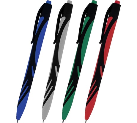 Ручка шариковая автоматическая BRAUBERG ULTRA COLOR CLASSIC, СИНЯЯ, КОМПЛЕКТ 24 шт., линия письма 0,35 мм, 144498