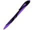 Ручка шариковая автоматическая BRAUBERG ULTRA COLOR NEON, soft-touch, СИНЯЯ, линия 0,35мм, КОМПЛЕКТ 24 шт., 144203 13