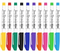 Маркеры для ткани BRAUBERG 10 ЦВЕТОВ, TEXTILE MARKER, круглый наконечник 1-3 мм, 152656