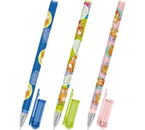 Ручка шариковая с принтом FUNSTER STICK КОТ-ЭНТУЗИАСТ, СИНЯЯ, КОМПЛЕКТ 36 шт., 0,7 мм, линия письма 0,35 мм 144398