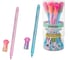 Ручка с акриловым топпером шариковая FUNSTER Kitty Paw,СИНЯЯ, КОМПЛЕКТ 12 шт., корпус ассорти,линия 0,35 мм 144374 1