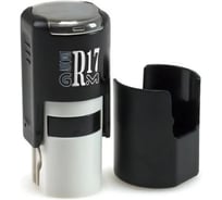 Штамп GRM, "ЕАС" (рамка) на автоматической оснастке r17 тип 033, д 13-17 мм, оттиск синий, корпус чёрный 120900001-033