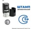 Штамп GRM, "СТР" на автоматической оснастке r17 тип 031, д 13-17 мм, оттиск синий, корпус чёрный 120900001-031 2
