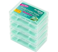 Зубочистки флоссеры с зубной нитью LAIMA 200шт(4х50) +20 в Подарок в боксе ВКУС МЯТЫ DENT, 609407