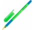Ручка шариковая BRAUBERG масляная с грипом X-ONE NEON, СИНЯЯ, корпус ассорти, линия 0,35мм, КОМПЛЕКТ 12 шт., 143987 7