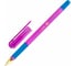Ручка шариковая BRAUBERG масляная с грипом X-ONE NEON, СИНЯЯ, корпус ассорти, линия 0,35мм, КОМПЛЕКТ 12 шт., 143987 8