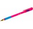 Ручка шариковая BRAUBERG масляная с грипом X-ONE NEON, СИНЯЯ, корпус ассорти, линия 0,35мм, КОМПЛЕКТ 12 шт., 143987 12