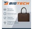 Сумка для ноутбука BigTech Bright 15.6", LB-BT-01BR, коричневый 2094187 4
