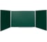 Доска магнитно-меловая Attache 100x300 см, трехсекционная, зеленая лак 1939104 2