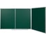 Доска магнитно-меловая Attache 100x300 см, трехсекционная, зеленая лак 1939104 3