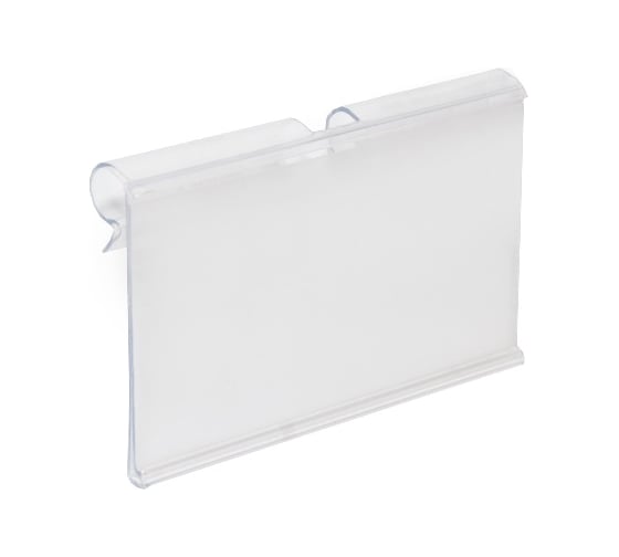 Ценникодержатель ТТ-Урал 40x70, на крючок, набор 20 шт, прозрачный УТ-00009328_20