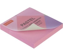 Бумага для заметок Hatber PASTEL 75х75мм, 100л, с клеевым краем, розовая 090321