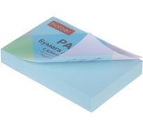 Бумага для заметок Hatber PASTEL 76х51мм 100л, с клеевым краем, голубая 090332