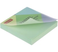 Бумага для заметок Hatber PASTEL 75х75мм, 100л, с клеевым краем, зеленая 090319