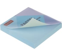 Бумага для заметок Hatber PASTEL 75х75мм, 100л, с клеевым краем, голубая 090318