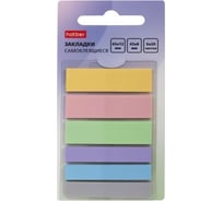 Закладки Hatber NEWtone прямоугольные Самоклеящ. пластик 45х12мм и 45х 090307