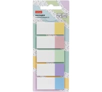 Закладки Hatber NEWtone прямоугольные Самоклеящ. пластик 45х22мм 5 цв. 090305
