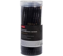 Карандаш чернографитный Hatber -Символы России- круглый корпус черн.дер 092652