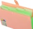 Папка-органайзер на кнопке BRAUBERG Extra 5 отделений, А4, персиковая с мятным 274097 7
