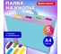 Папка-органайзер BRAUBERG на кнопке 5 отделений, Extra, А4, голубая с лиловым, 274099 3