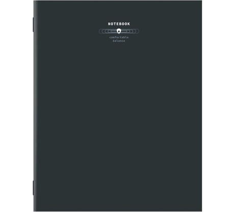 Бизнес-тетрадь Staff А5 40л.  College скоба, клетка, офсет №2 ЭКОНОМ, КОМПЛЕКТ 10 шт., обложка картон, ТЕМНАЯ 405622