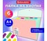 Папка-органайзер конверт на кнопке22 BRAUBERG 6 отделений, Extra, A4, персиковая с мятным, 274102 2