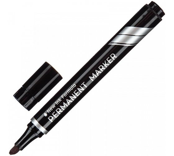 Маркер перманентный DELI ES555 двойной пиш.наконечник, толщина линии 1.5-5мм, ассорти, 10шт DELI ES555-BK 1