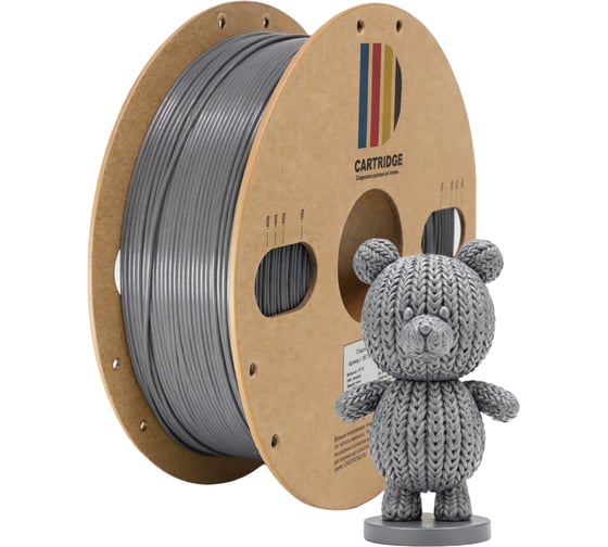 Пластик для 3D-принтера Solution print CartriDge PETG, светло-серый 357808