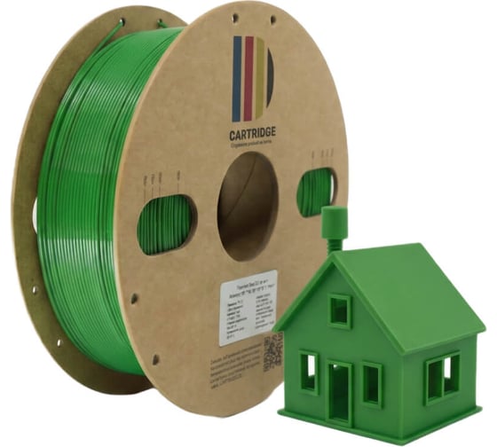Пластик-PETG Solution print  SP 1.75 мм 1 кг для 3D-принтера (зеленый) 361792