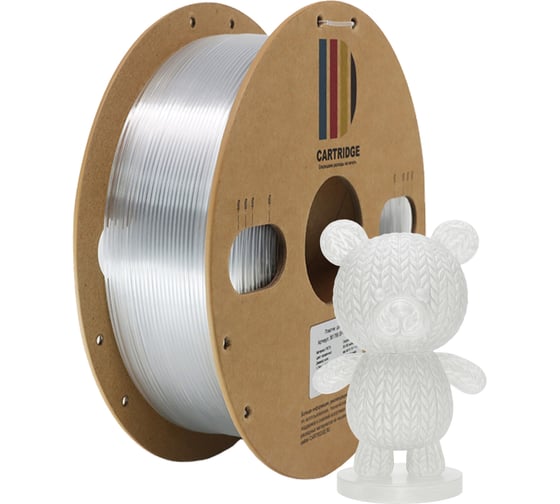 Пластик для 3D-принтера Solution print CartriDge PETG, прозрачный 361789