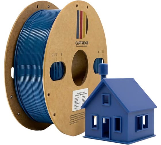 Пластик-PETG Solution print  SP 1.75 мм 1 кг для 3D-принтера (синий) 361796