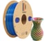 Пластик для 3D-принтера Solution print CartriDge PLA, шёлк красный-синий-золотой (Silk) 357802 3