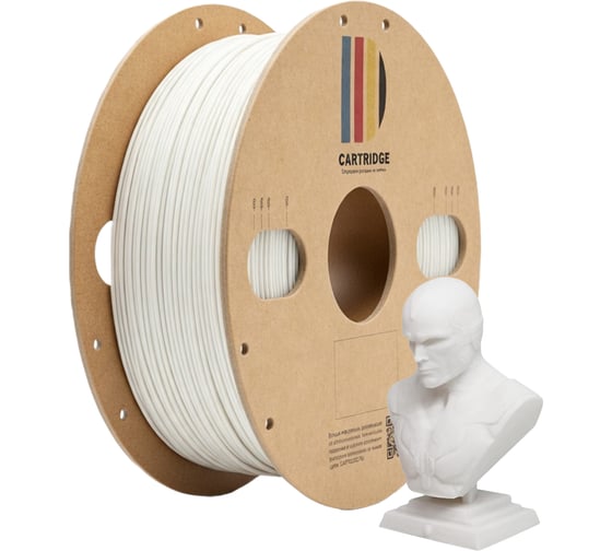 Пластик для 3D-принтера Solution print CartriDge PLA, белый 357791