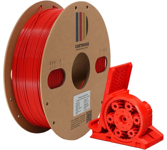 PLA пластик SP Solution print 1.75 мм 1 кг для 3D-принтера, красный 361772