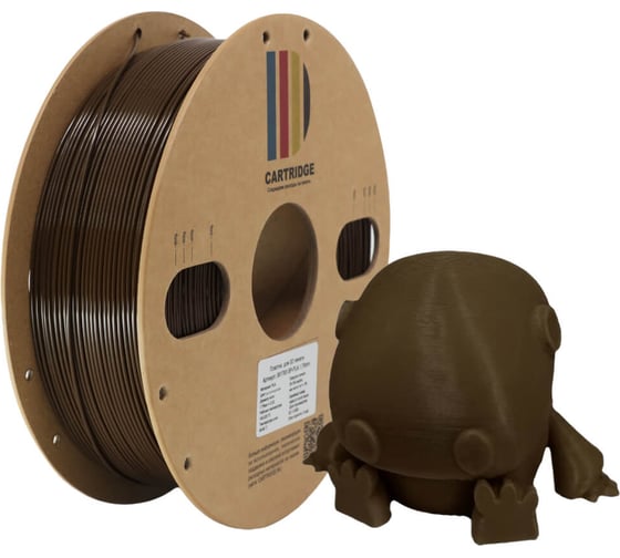 PLA пластик SP 1.75 мм 1 кг для 3D-принтера (шоколад) Solution print 361783