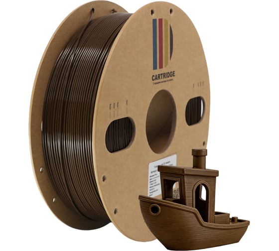 Пластик для 3D-принтера Solution print CartriDge PLA, шоколад 361783