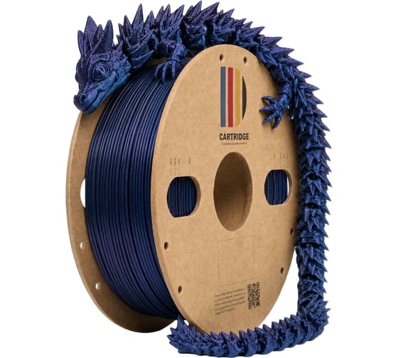 Пластик для 3D-принтера Solution print CartriDge PLA, хамелеон фиолетово-синий (Chameleon) 357794