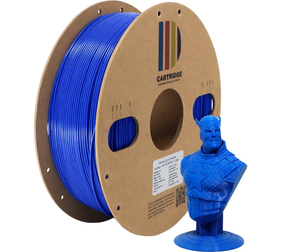 Пластик для 3D-принтера Solution print CartriDge PLA, синий 361774