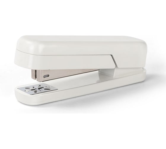 Настольный степлер DELI №24/6, 26/6, 20 листов, поворотный, белый TA304