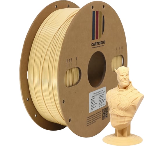 Пластик PLA для 3D-принтера Solution print CartriDge, светло-бежевый 361775