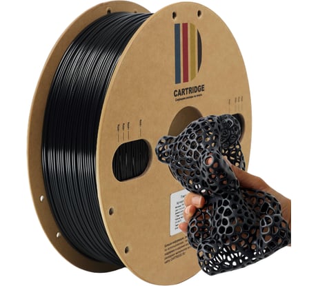 TPU-пластик Solution Print для 3D-принтера, черный, CartriDge 361785