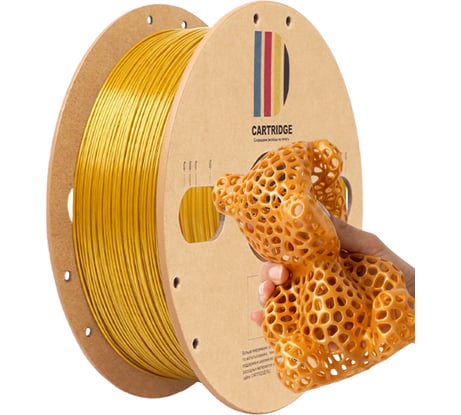 TPU-пластик Solution Print для 3D-принтера, шёлк золотой (Silk), CartriDge 357810