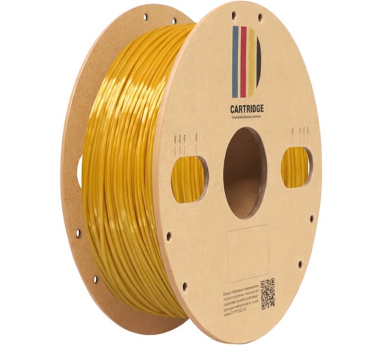 TPU-пластик Solution Print для 3D-принтера, шёлк золотой (Silk), CartriDge 357810
