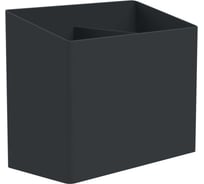 Держатель карандашей двойной пластиковый ООО Металекс Metalex ТИП1 (Серый) 301035