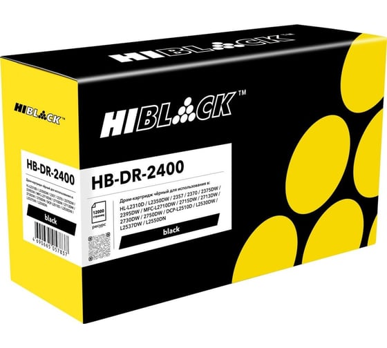 Драм-юнит Hi-Black для Brother HL-L2310D/L2350DW/2357/MFC-L2710DW/DCP-L2510D, 12K HB-DR-2400