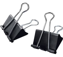 Зажимы для бумаг Staff ECO комплект 12 шт, 19 мм, на 60 листов, черные, картонная коробка, 274031