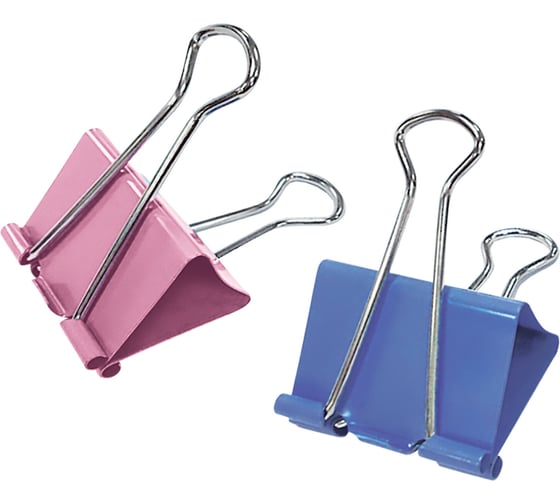 Зажимы для бумаг Staff ECO комплект 12 шт, 15 мм, на 45 листов, цветные, карт.коробка, 274036