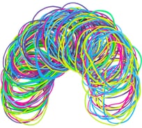 Резинки банковские TPR универсальные BRAUBERG SPECIAL диаметр 60 мм, 200 г, яркие цвета 440192