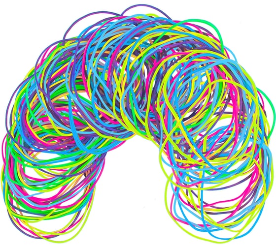 Резинки банковские TPR универсальные BRAUBERG SPECIAL диаметр 60 мм, 200 г, яркие цвета 440192